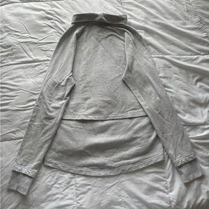 lululemon Funnel Neck Pullover Jacket Heathered Grey Women’s Size 6